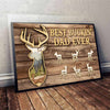 Best Buckin&#39; Dad Ever - Personalized Father&#39;s Day Hunting Poster