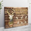 Best Buckin&#39; Dad Ever - Personalized Father&#39;s Day Hunting Poster