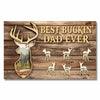 Best Buckin&#39; Dad Ever - Personalized Father&#39;s Day Hunting Poster