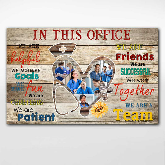 In This Office - Personalized Nurse Poster