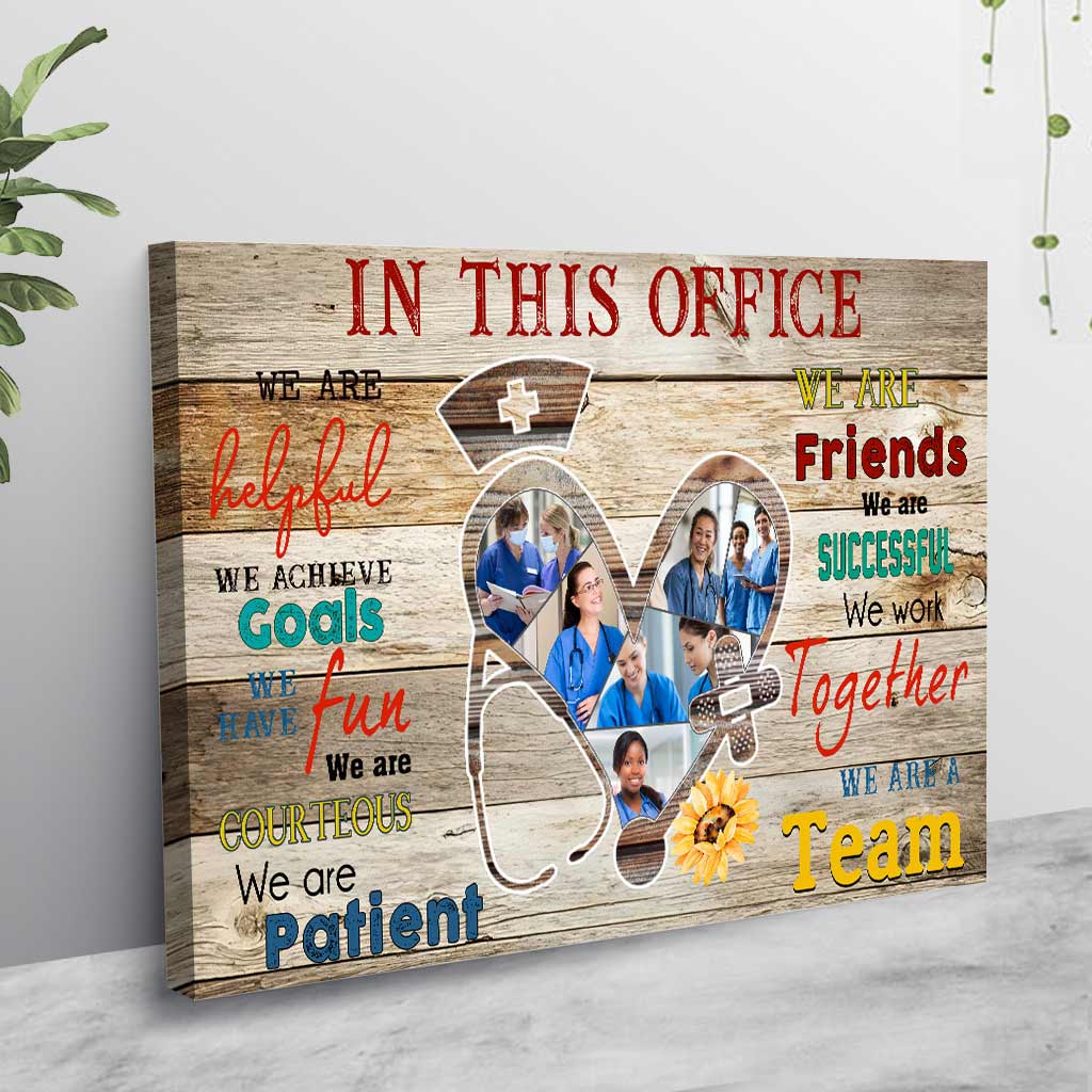 In This Office - Personalized Nurse Poster