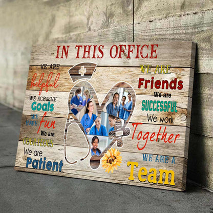 In This Office - Personalized Nurse Poster