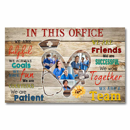 In This Office - Personalized Nurse Poster