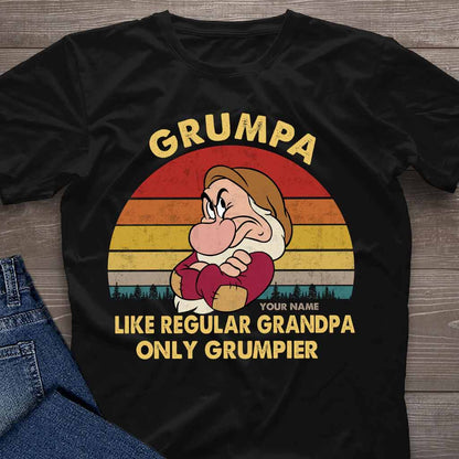 Grumpa Only Grumpier - Personalized Father's Day T-shirt and Hoodie