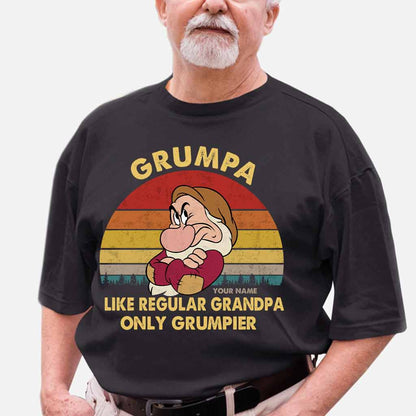 Grumpa Only Grumpier - Personalized Father's Day T-shirt and Hoodie