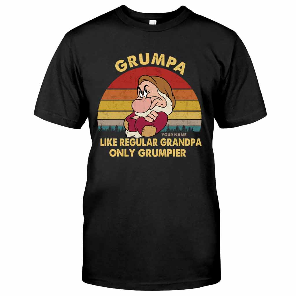 Grumpa Only Grumpier - Personalized Father's Day T-shirt and Hoodie