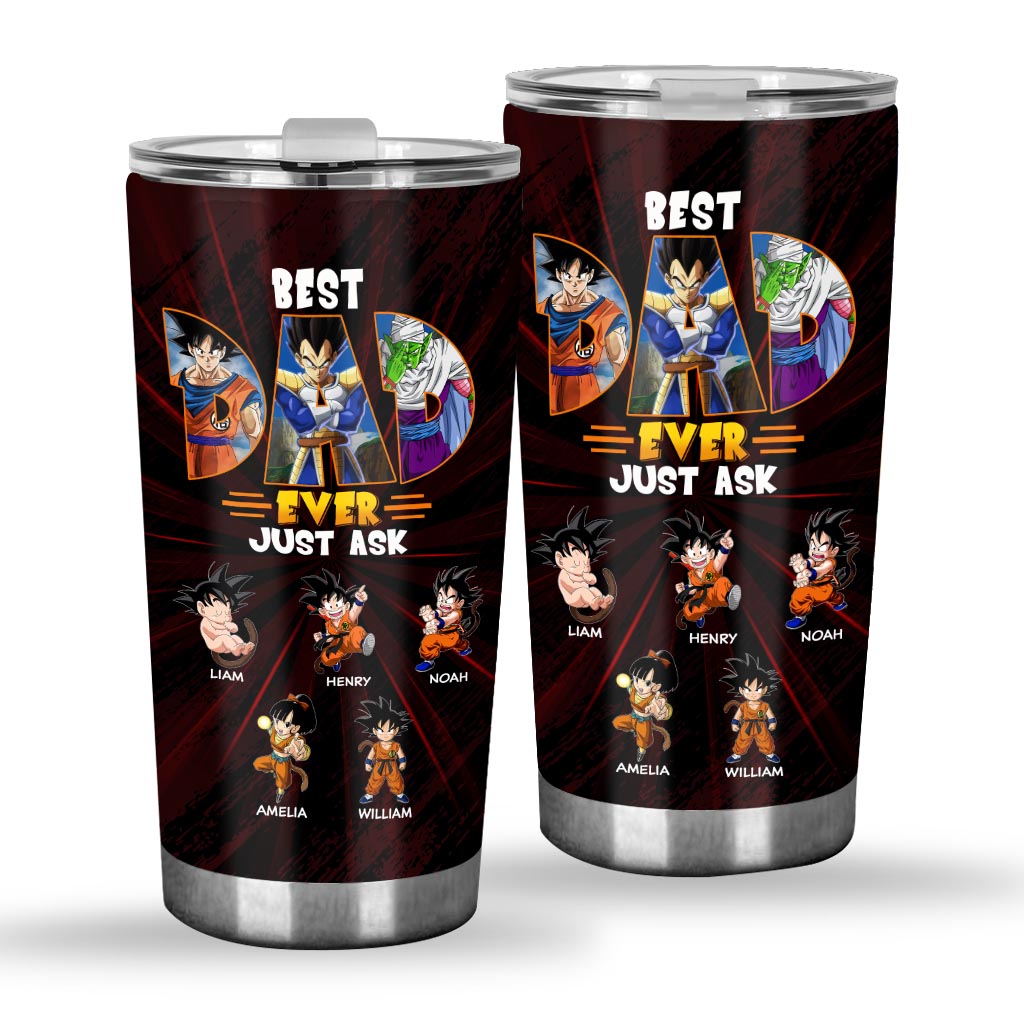 Best Dad Ever - Personalized Seven Balls Tumbler