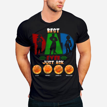 Best Dad Ever - Personalized Seven Balls T-shirt and Hoodie