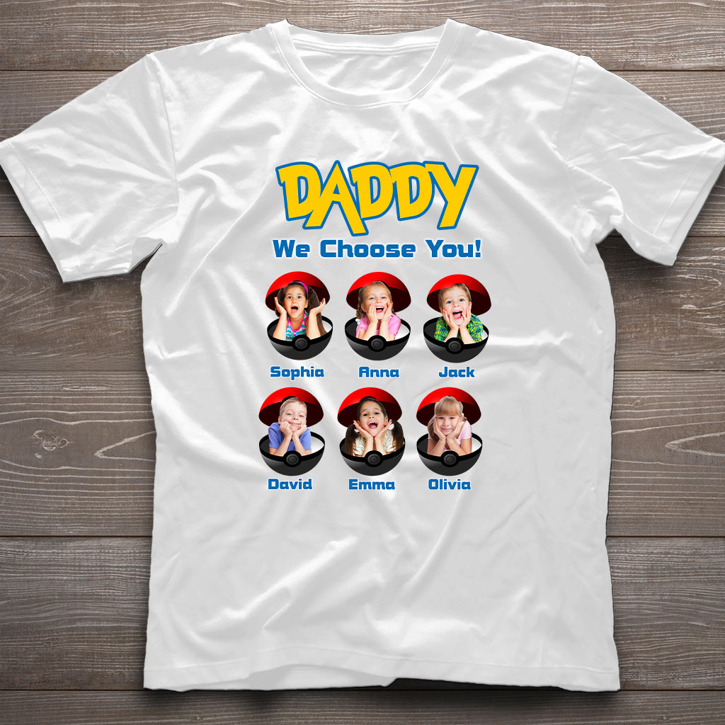 We Choose You - Personalized Monster Trainer T-shirt and Hoodie