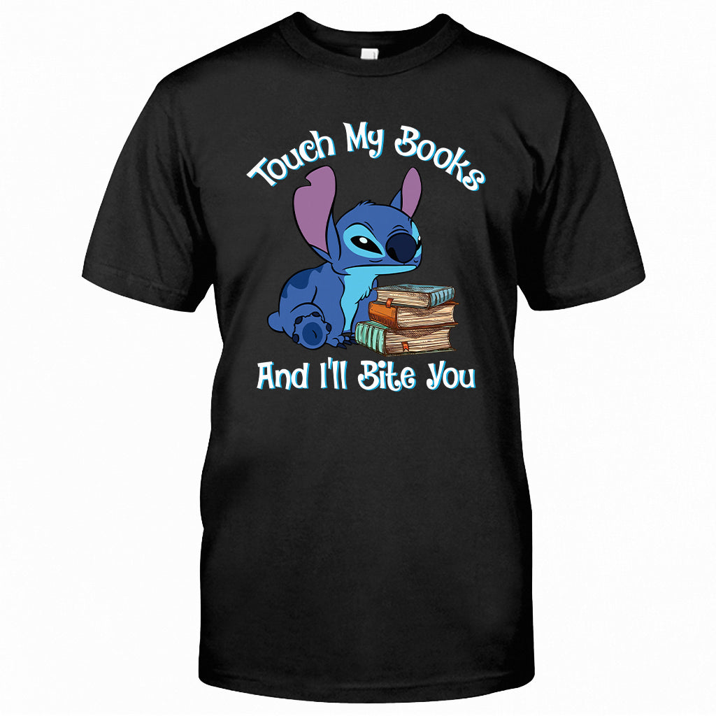 Touch My Books And I'll Bite You -Book T-shirt and Hoodie