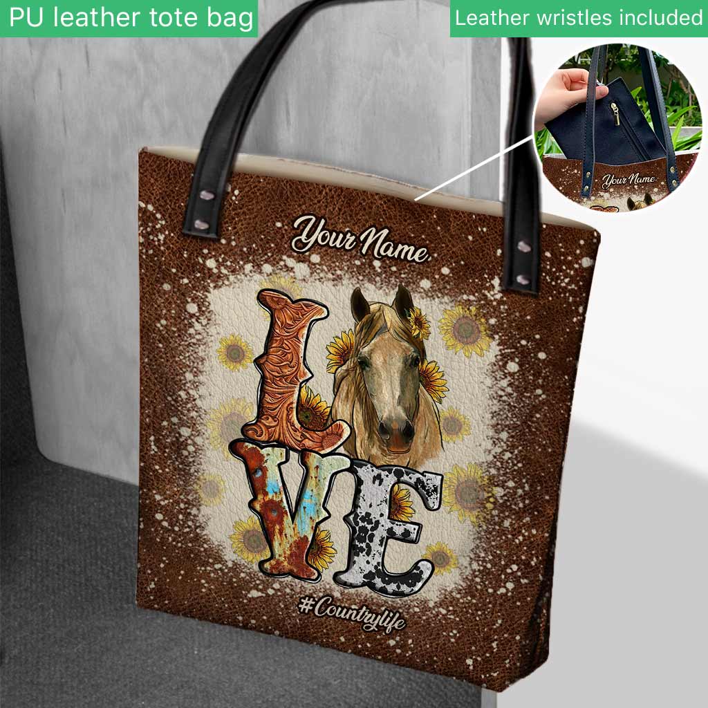 Just A Girl Who Loves Horses - Personalized Tote Bag