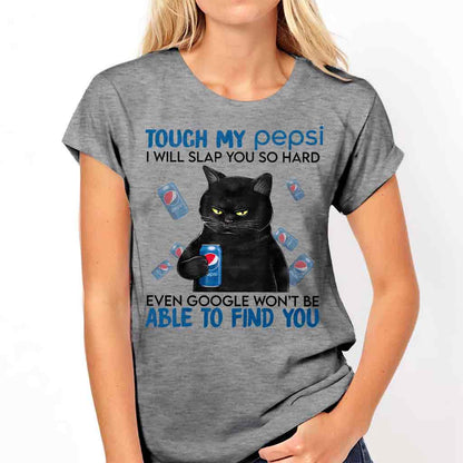 Touch My Drink Blue Soft Drink T-shirt and Hoodie