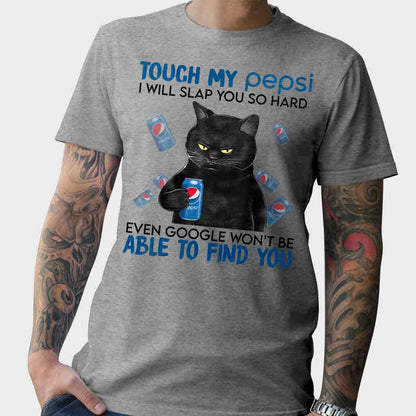 Touch My Drink Blue Soft Drink T-shirt and Hoodie