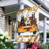 Happy Fall Y&#39;all - Personalized Fall Horse House Flag