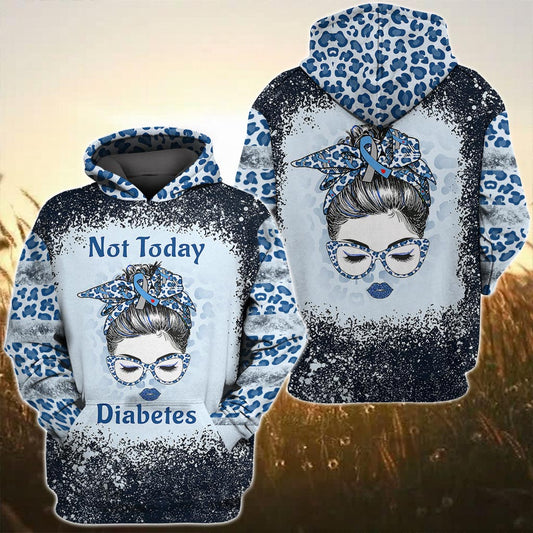 Not Today Diabetes Awareness All Over T-shirt and Hoodie