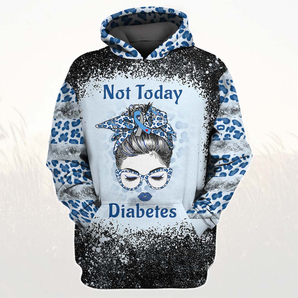 Not Today Diabetes Awareness All Over T-shirt and Hoodie