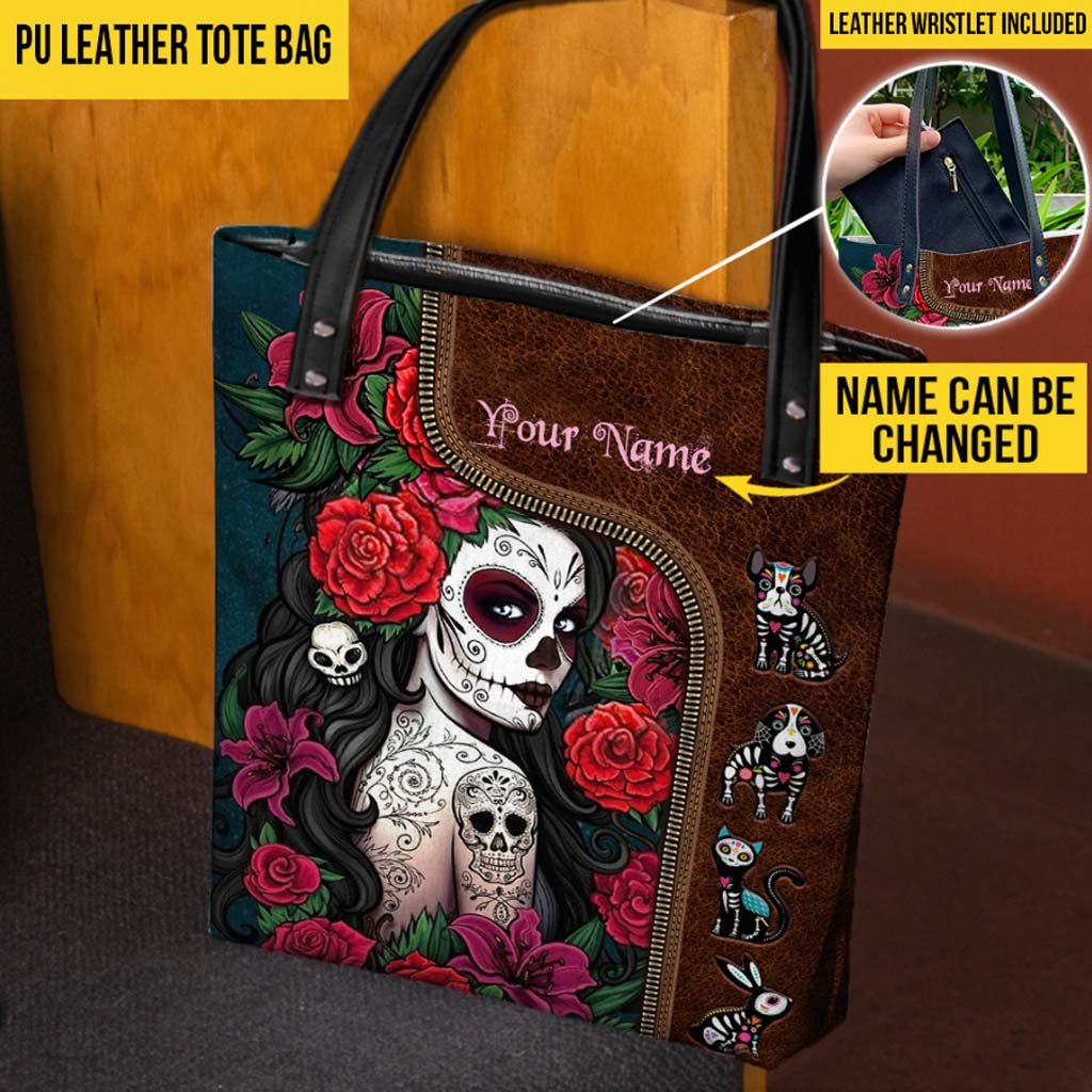 Dia De Los Muertos Day Of The Dead - Latina Women Personalized Tote Bag