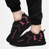 You&#39;ll Never Walk Alone - Breast Cancer Awareness Personalized Sneakers