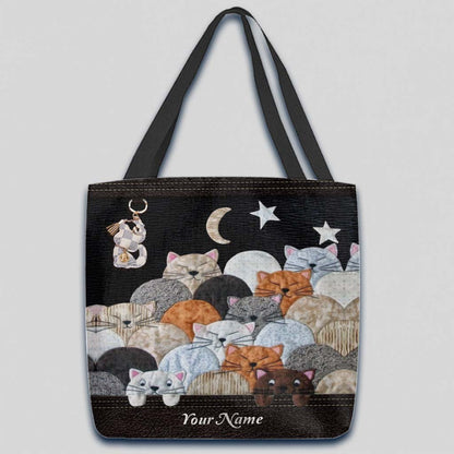 Little Cute Cats Personalized Tote Bag