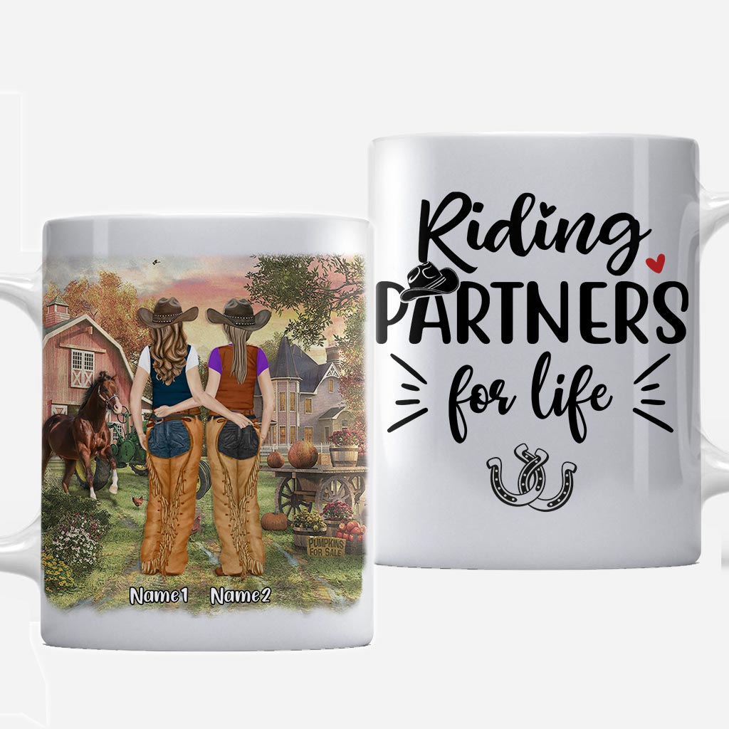 Riding Partners For Life - Personalized Horse Mug