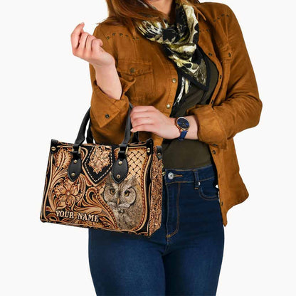 Love Owls - Personalized Leather Handbag abtest