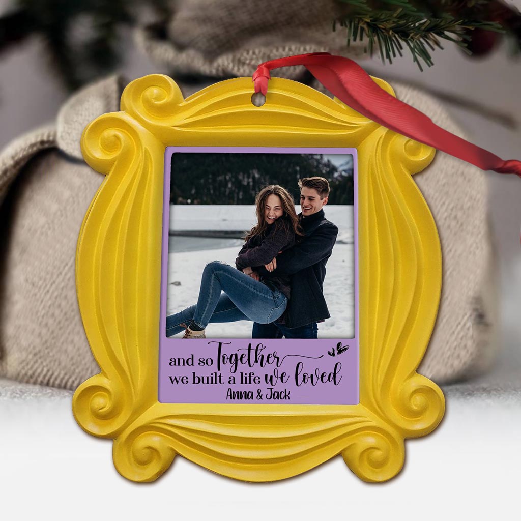 And So Together - Personalized Christmas Ornament (Printed On Both Sides)