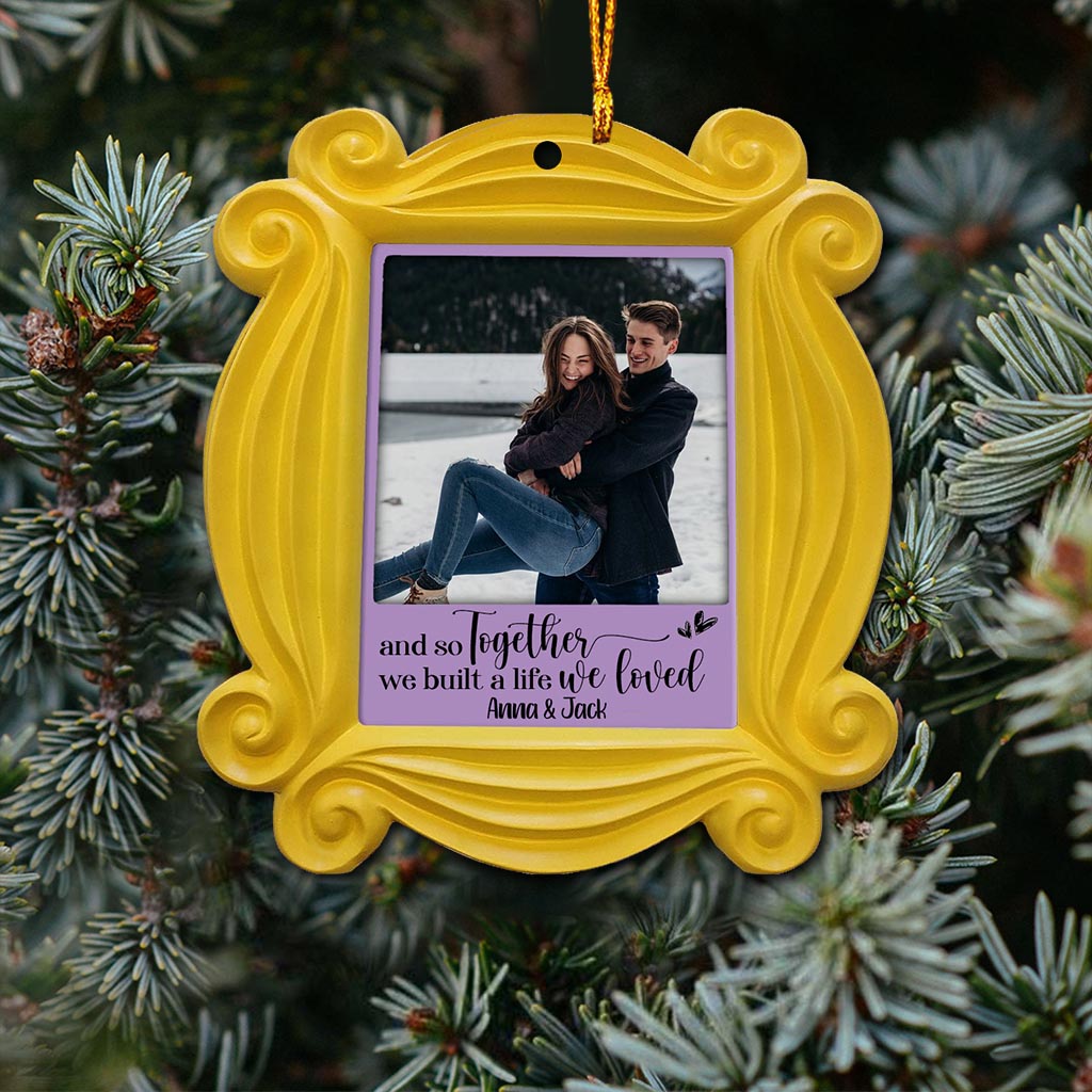 And So Together - Personalized Christmas Ornament (Printed On Both Sides)