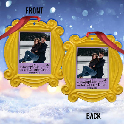 And So Together - Personalized Christmas Ornament (Printed On Both Sides)