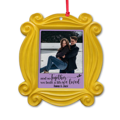 And So Together - Personalized Christmas Ornament (Printed On Both Sides)