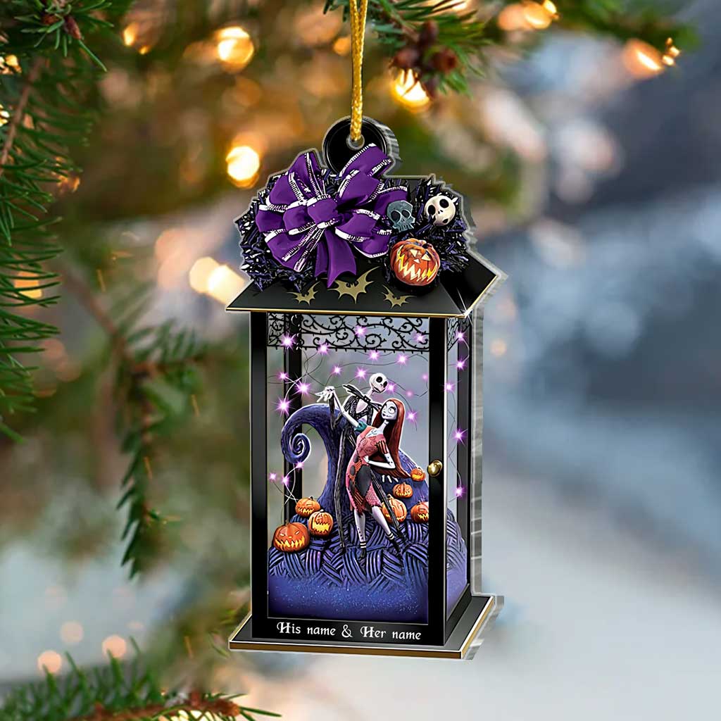 Nightmare Lantern - Personalized Christmas Nightmare Transparent Ornament