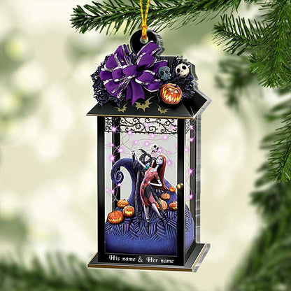 Nightmare Lantern - Personalized Christmas Nightmare Transparent Ornament