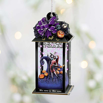 Nightmare Lantern - Personalized Christmas Nightmare Transparent Ornament