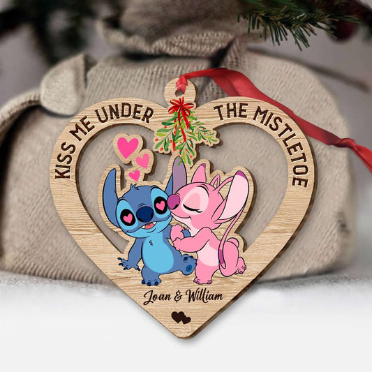 Ohana Love - Personalized Christmas Ornament (Printed On Both Sides)