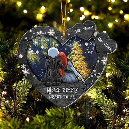 Simply Meant To Be - Personalized Christmas Nightmare Layers Mix Ornament