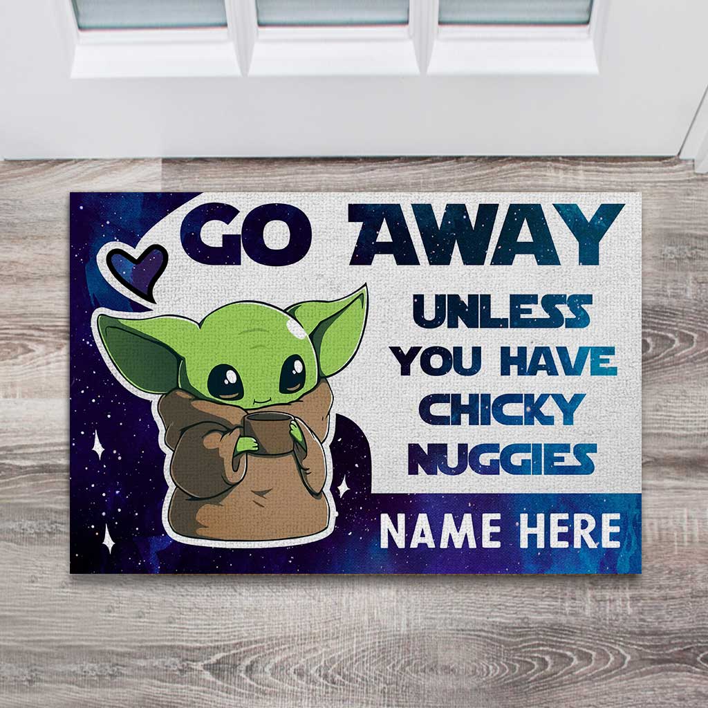 Go Away - Personalized The Force Doormat