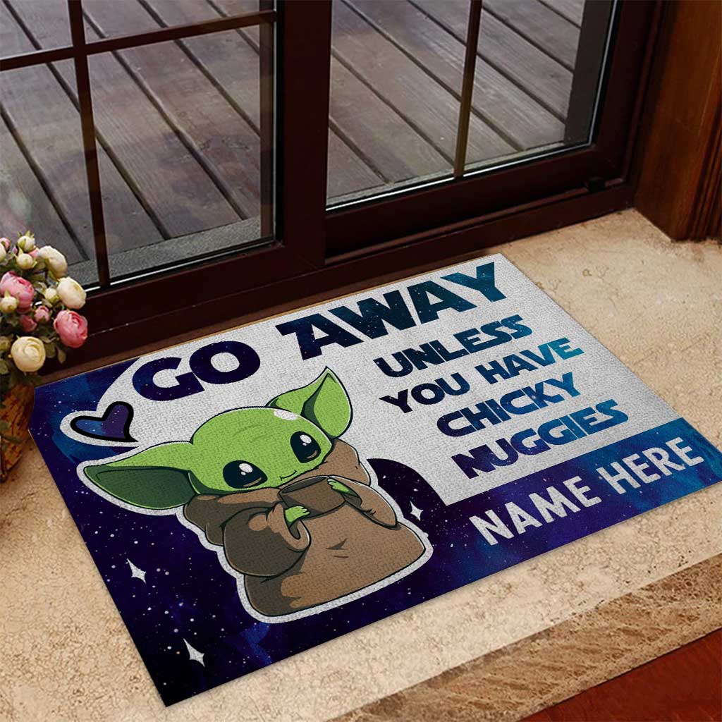 Go Away - Personalized The Force Doormat