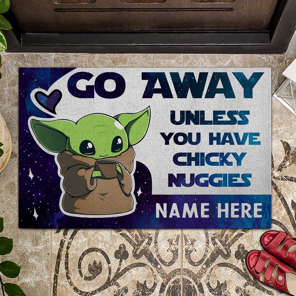 Go Away - Personalized The Force Doormat