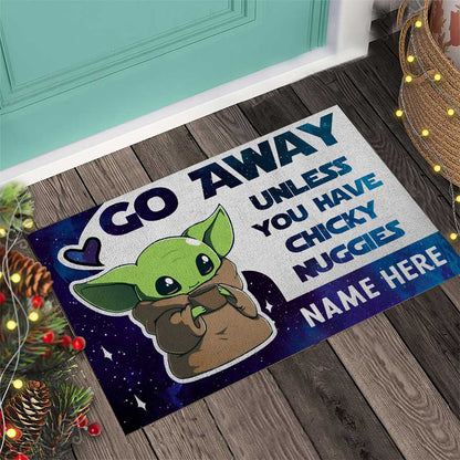 Go Away - Personalized The Force Doormat