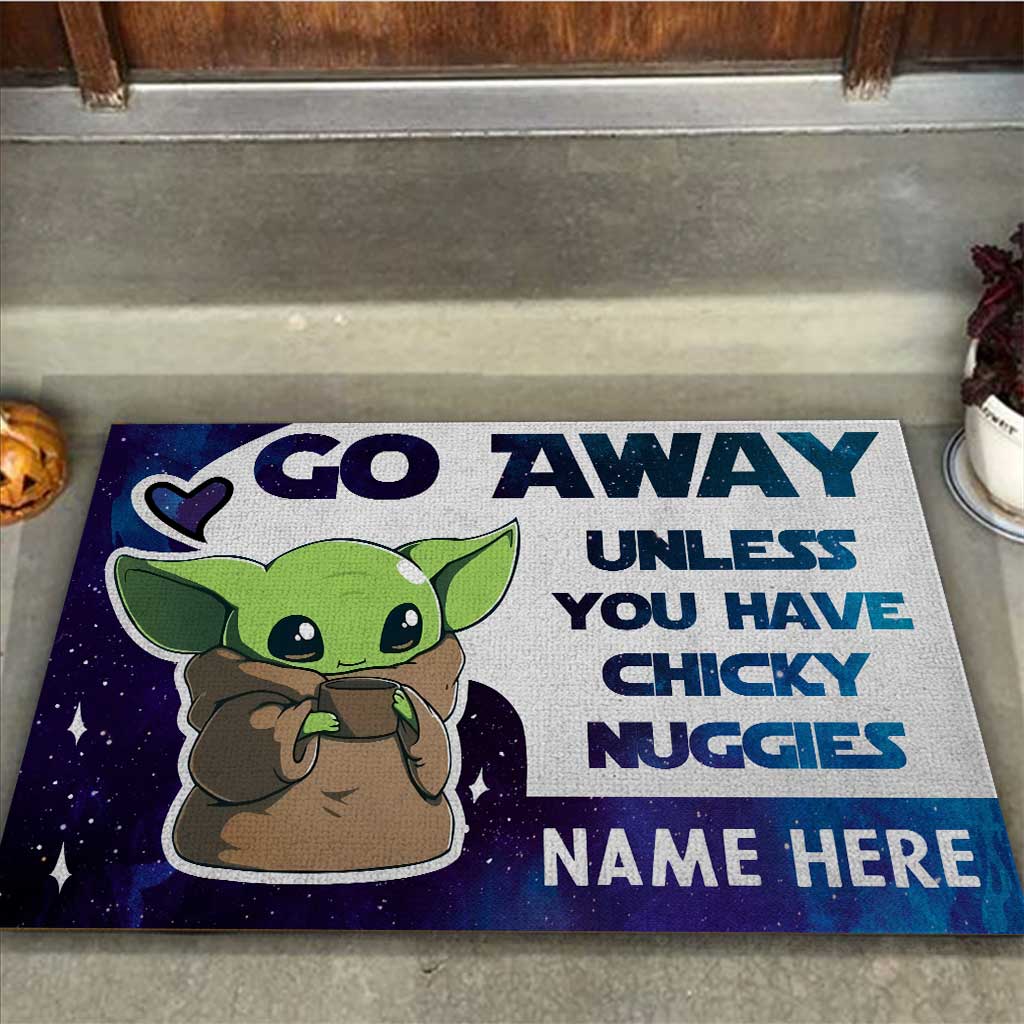 Go Away - Personalized The Force Doormat