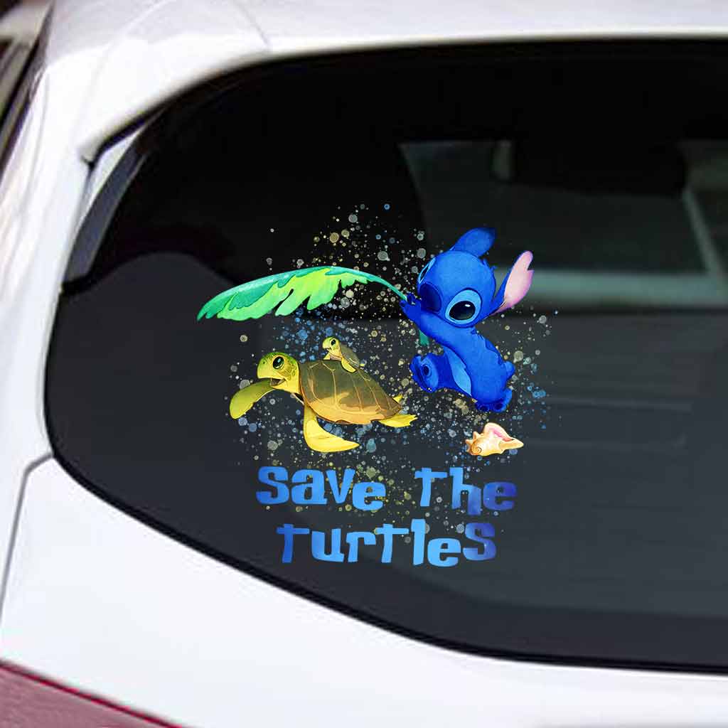 Save The Turtles - Turtle Decal Full