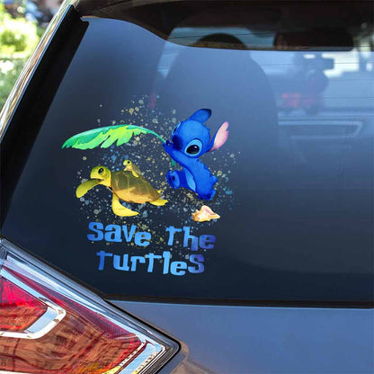 Save The Turtles - Turtle Decal Full