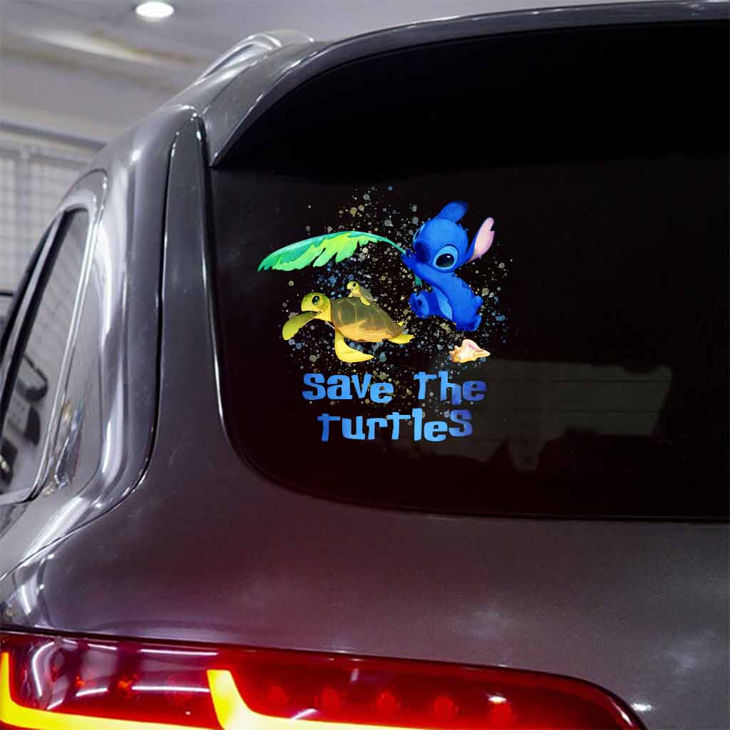 Save The Turtles - Turtle Decal Full