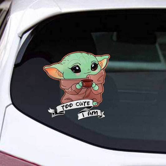 Too Cute I Am - Decal Full