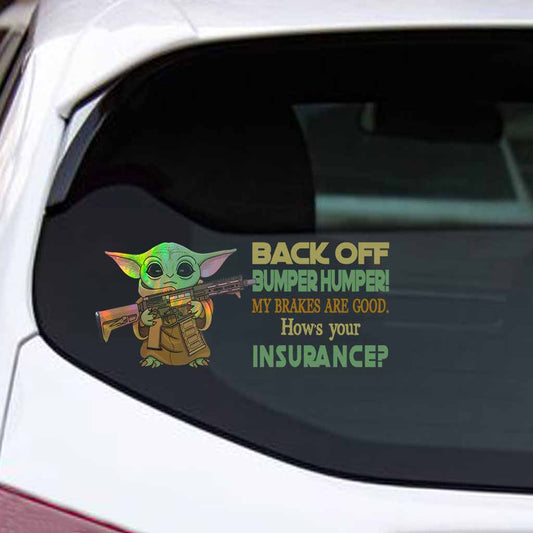 Back Off - Decal Full