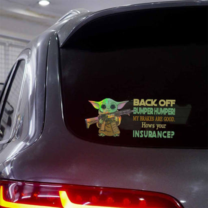 Back Off - Decal Full