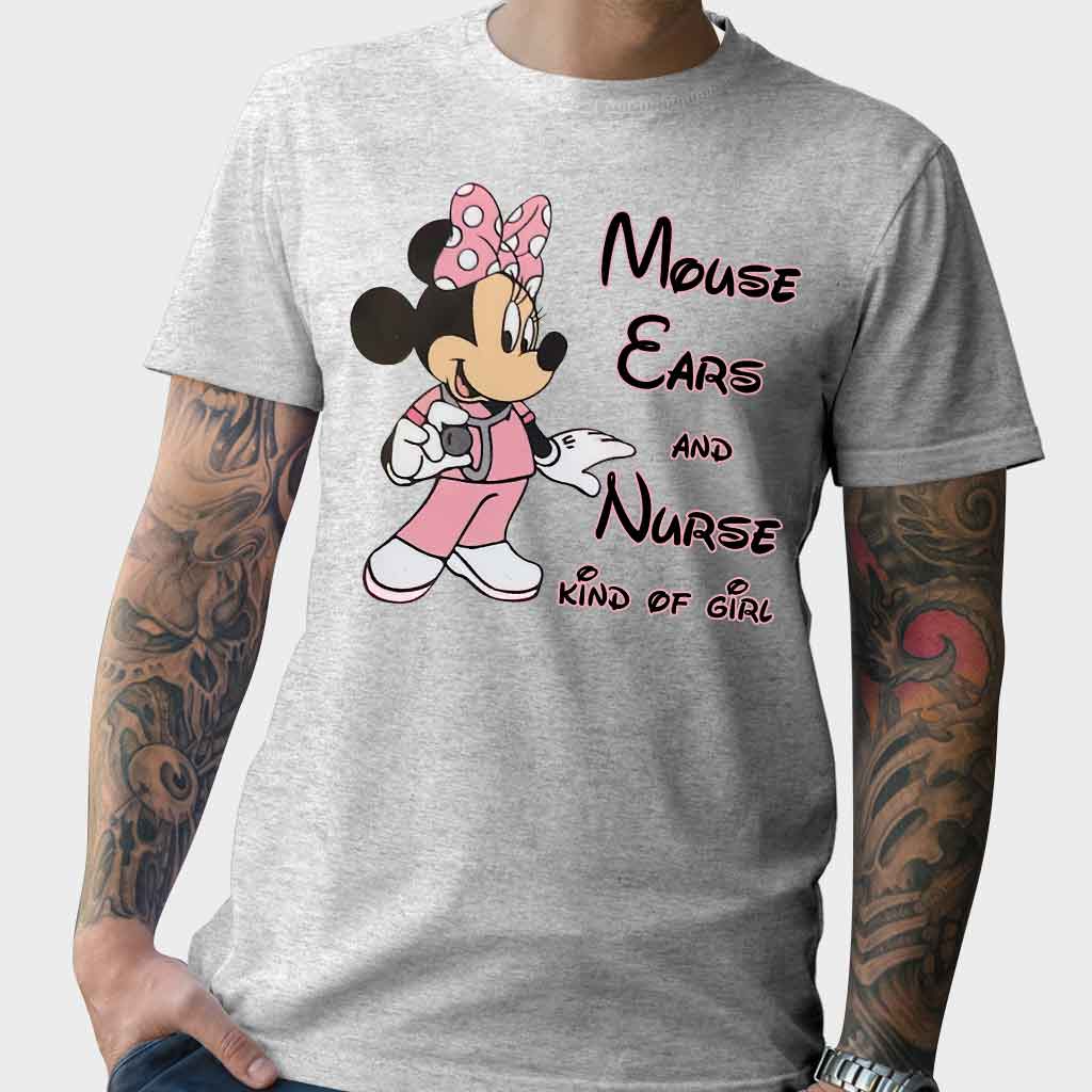 Mouse Ears And Nurse - T-shirt and Hoodie