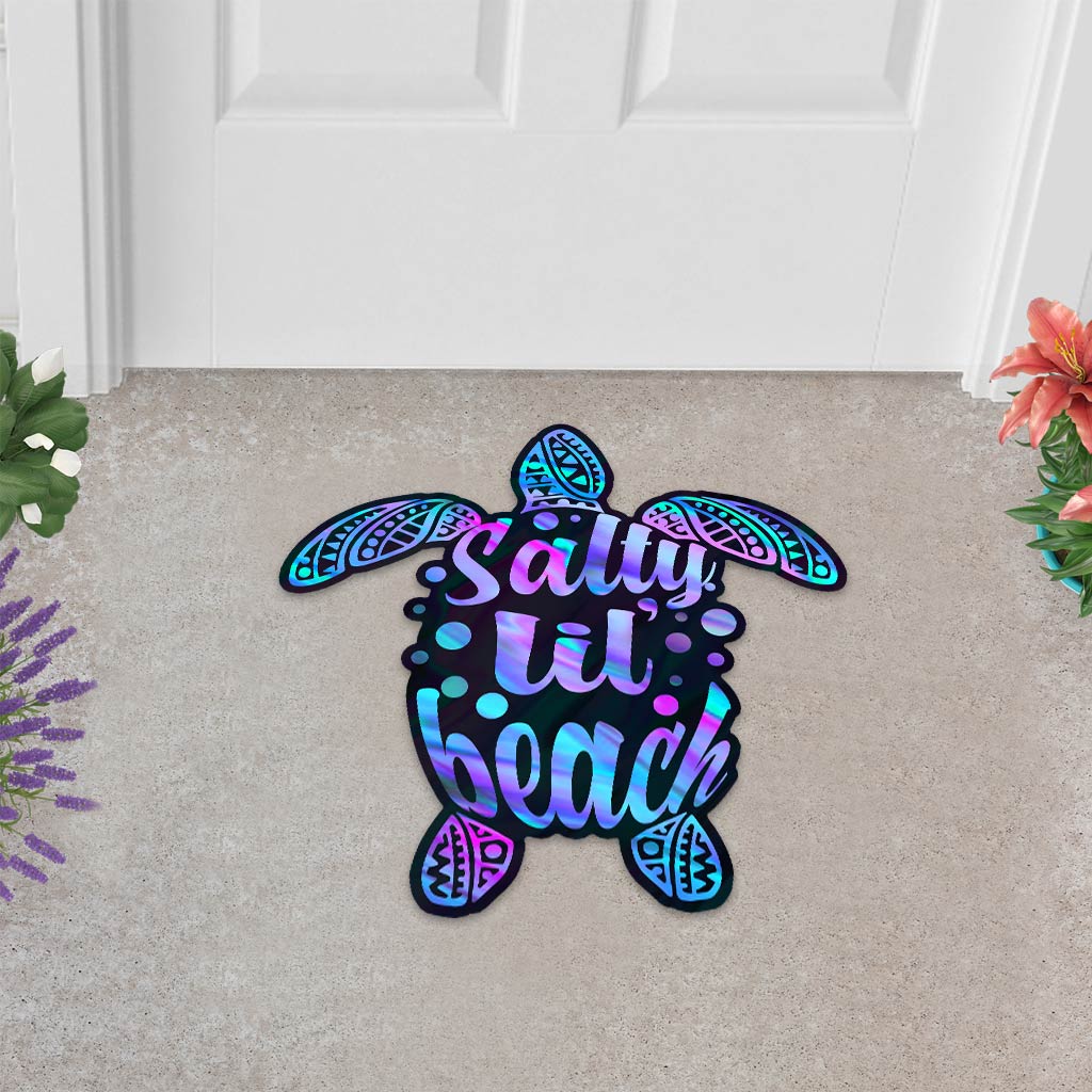 Salty Beach - Turtle Shaped Doormat