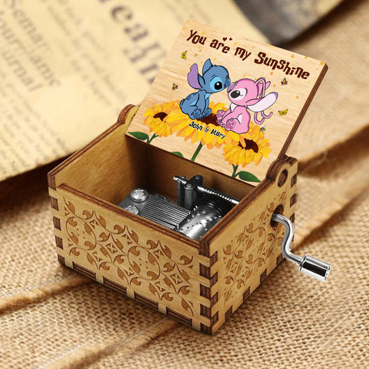 You're My Sunshine - Personalized Ohana Hand Crank Music Box