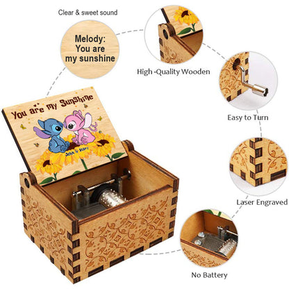 You're My Sunshine - Personalized Ohana Hand Crank Music Box