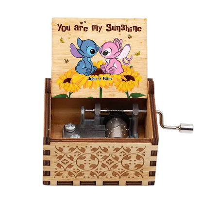 You're My Sunshine - Personalized Ohana Hand Crank Music Box